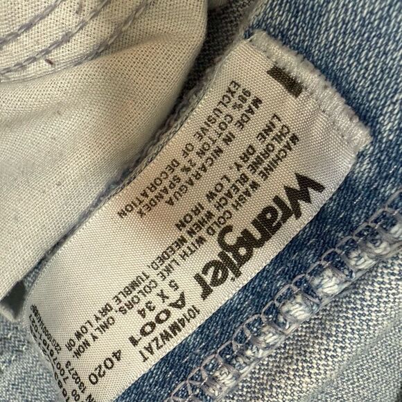 Vintage Wrangler Classic Light Wash High Rise Jeans 24” Zipper Straight - Picture 4 of 7